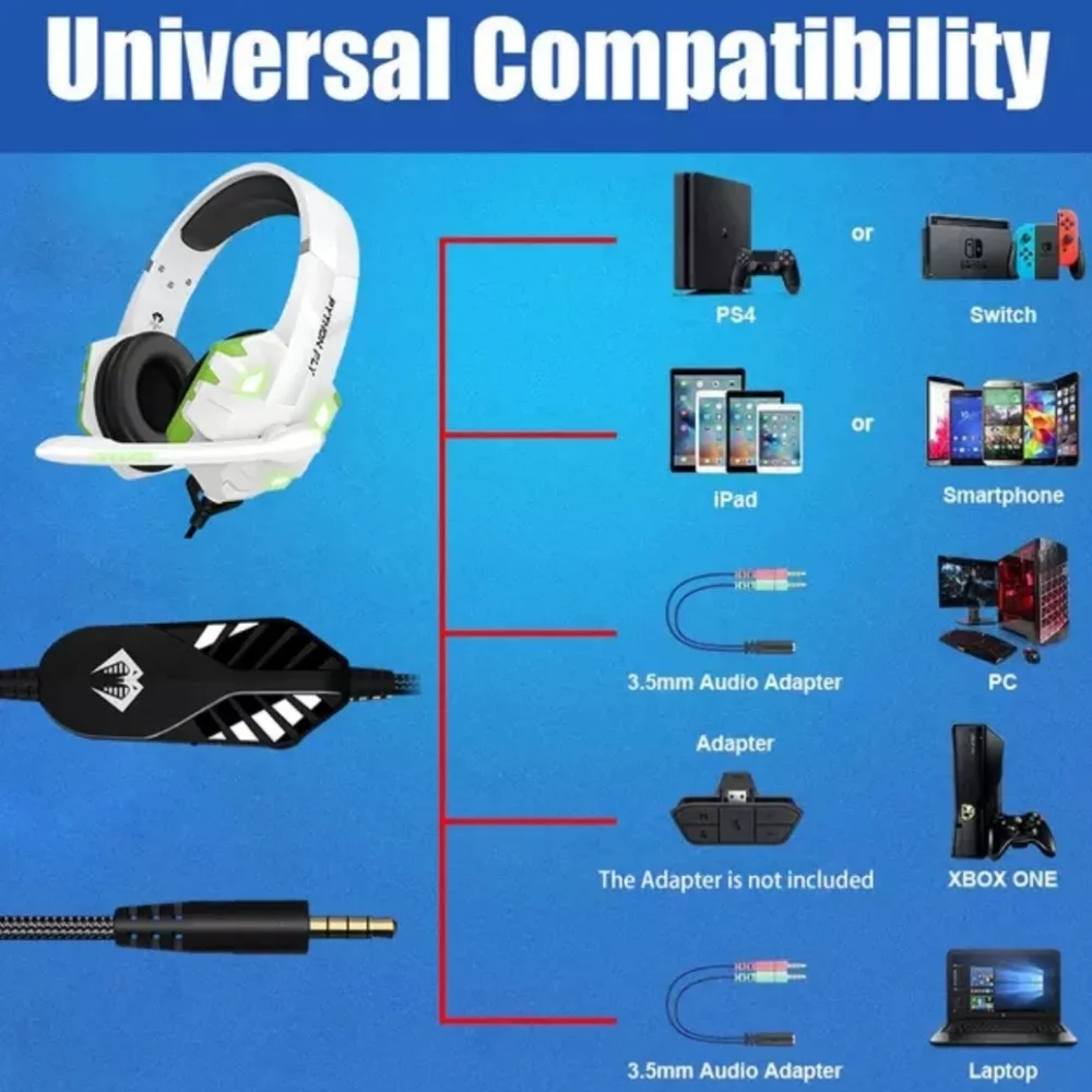 G9000 Max Gaming Headset 7.1 Bass Surround With Noise Cancellation Microphone